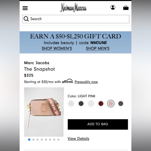 Marc Jacob SnapShot Bag - Picture 4 of 16